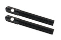 Alum Hood Pins 1/2in 1/4in Holes Black 2pk