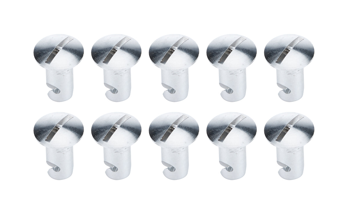 Oval Hd Fasteners 7/16 .750in 10pk Alum