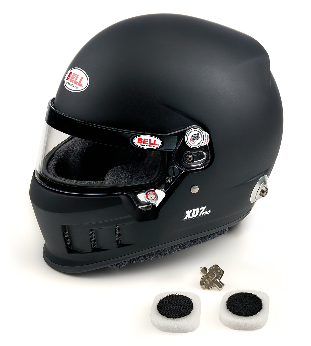 HELMET XD7 7-1/8 FLAT BLACK SA2025 FIA8859