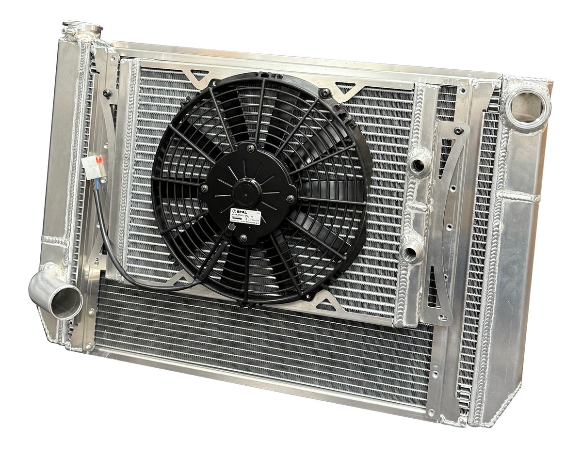 Radiator Dbl 29X18 W/Oil Cooler Fan W/O Fill
