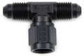 #4 Tee w/Female Swivel On Side Black