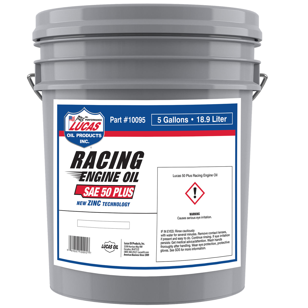SAE 50 Plus Racing Motor 5 Gallon Pail