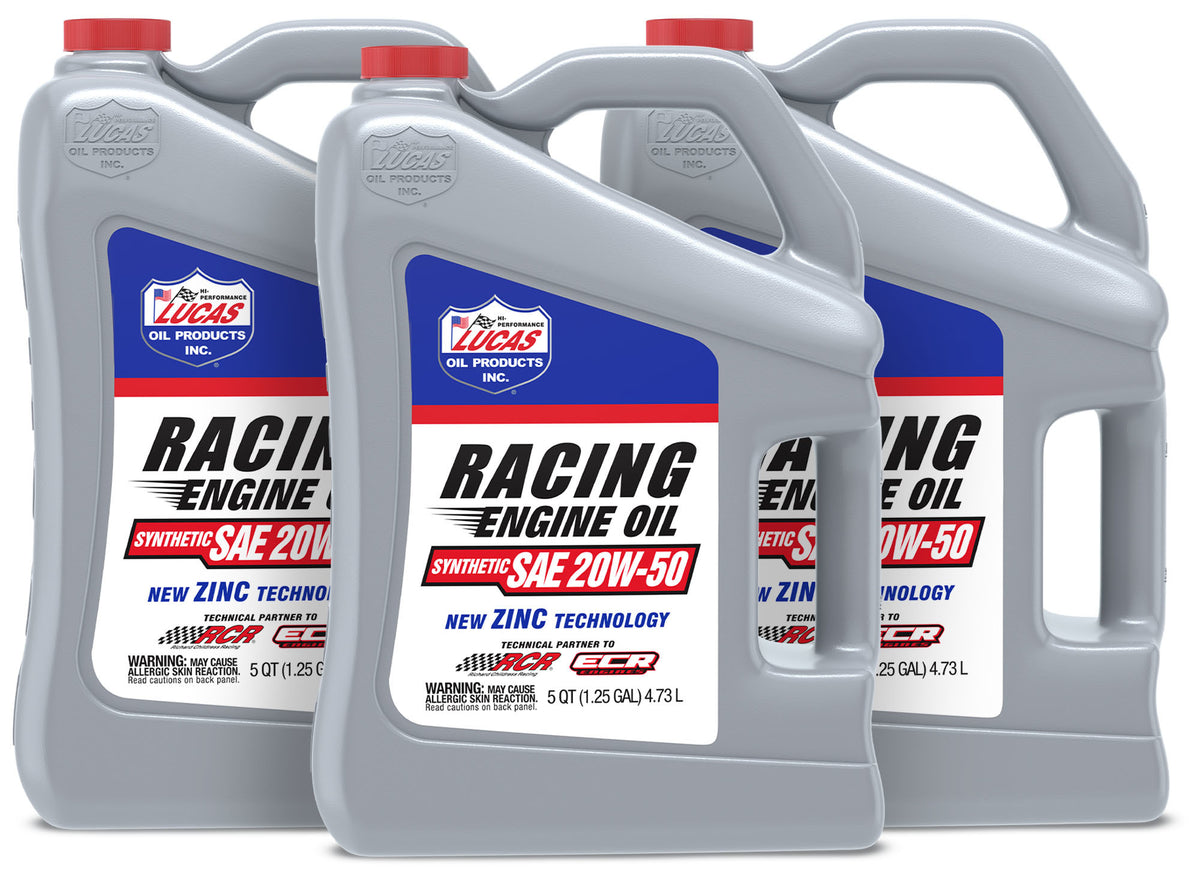 Synthetic Racing Oil 20w50 Case 3 x 5 Quart