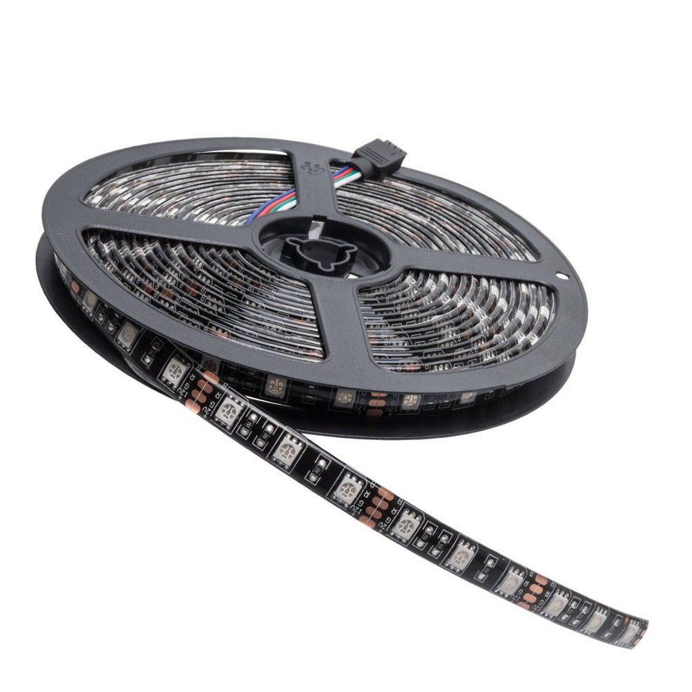 Exterior Black Flex LED 12in Strip Red