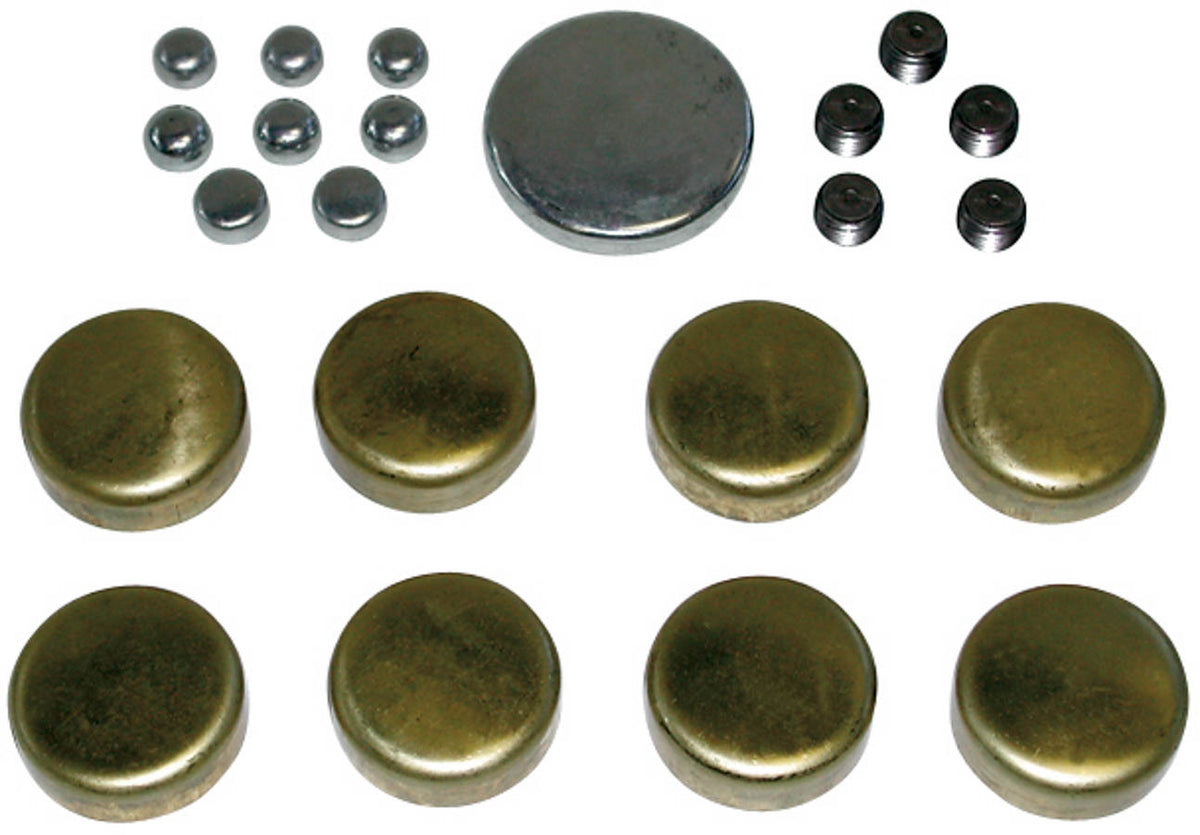 Brass Freeze Plug Kit Chevy 283-350