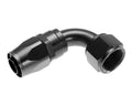 4AN Swivel Hose Ends Black 90