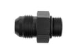 6AN to 6AN O-Ring Port Adapter Black Male Male