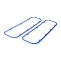 Blue Rubber BB Chevy Valve Cover Gaskets Pair