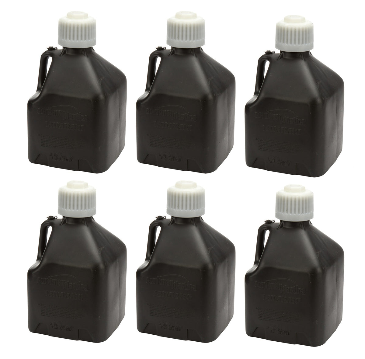 Utility Jug - 3-Gallon Black - Case 6