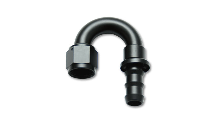 '-8AN Push-On 180 Degree Hose End Fitting