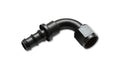 '-4AN Push-On 90 Degree Hose End Fitting