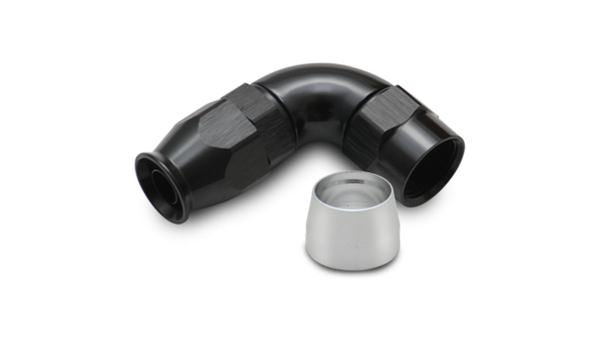 '-12AN 90 Degree Hose End High Flow For PTFE Hose